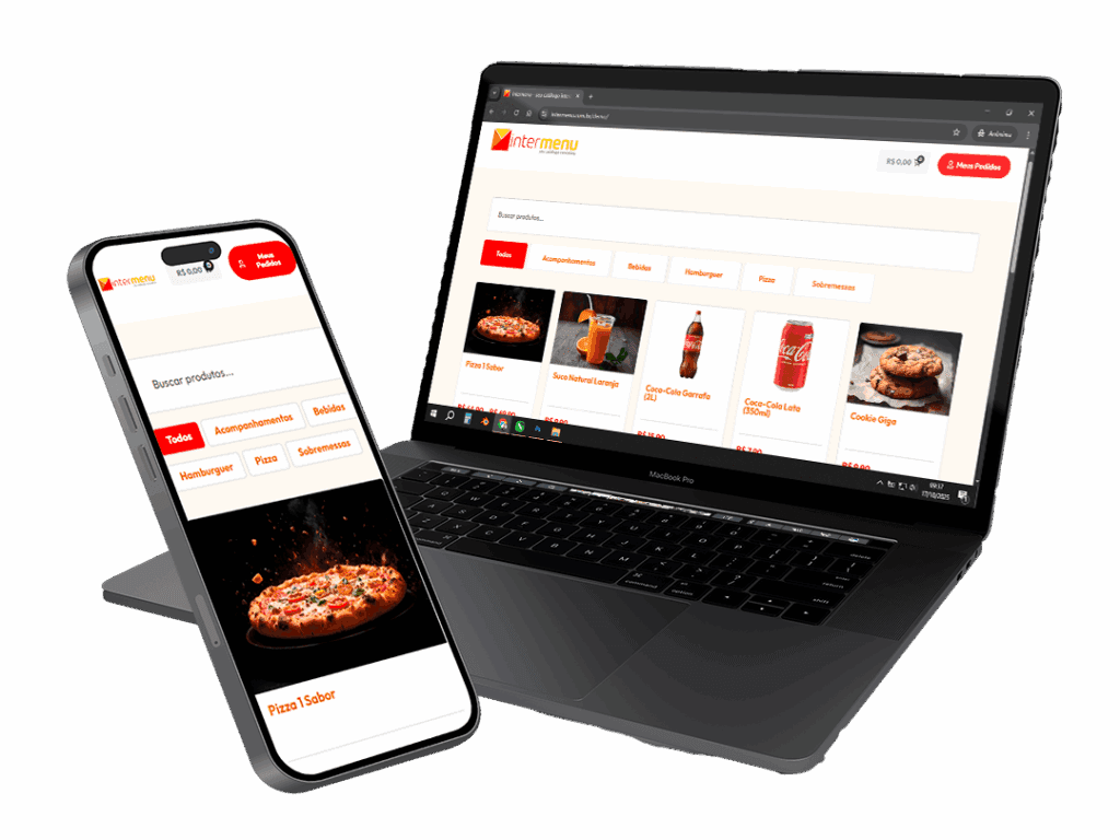 Intermenu no notebook e no celular